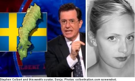 ‘Be patient’ says Sweden to Colbert’s Twitter plea