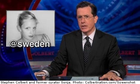 Sweden says no to Colbert Twitter takeover