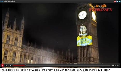 Zlatan takes over Big Ben in pre-game tabloid war
