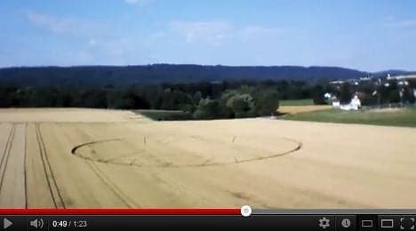 Police baffled by Swiss crop circles