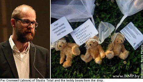 KGB summons teddy bear drop Swedes