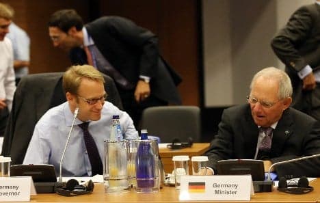 Bundesbank chief stands up to finance minister