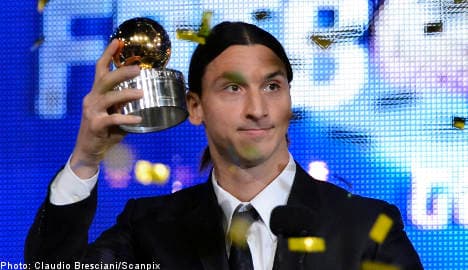 Zlatan in record seventh 'Golden Ball' triumph