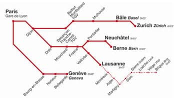 Rail operator seeks to axe Bern-Paris TGV