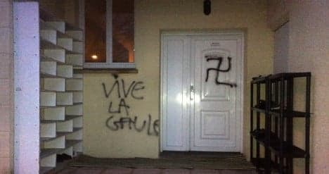 Swastikas daubed on mosque in latest attack