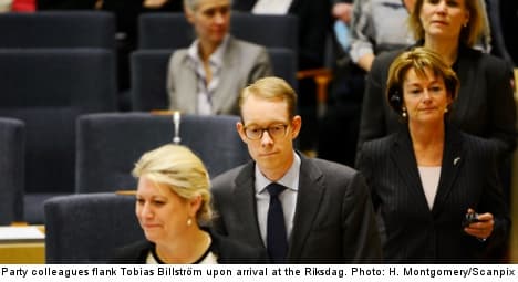 Blonde blunder no reason to quit: Billström