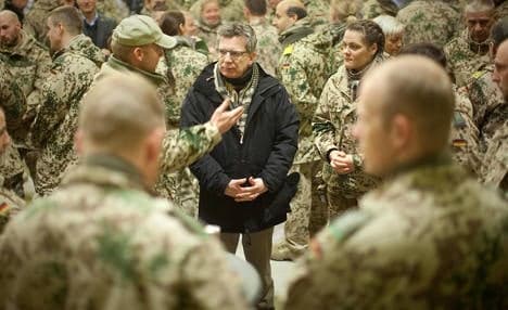 Defence minister visits Afghanistan