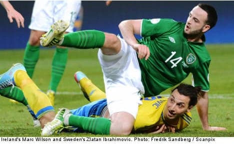 Sweden in goalless draw against Ireland