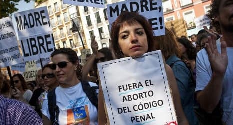 Spain's left slams abortion law changes
