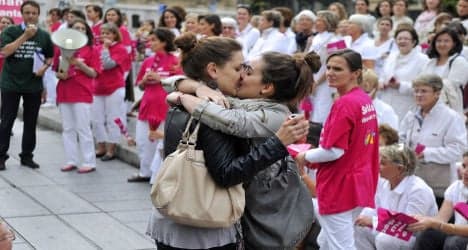French Senate adopts gay marriage bill