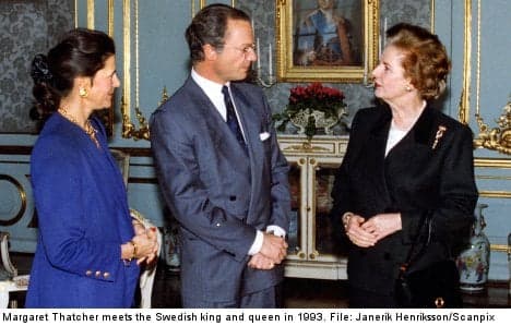 Sweden reacts to Thatcher's death