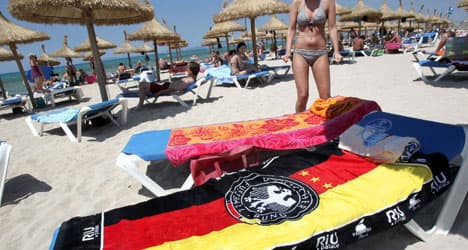German paper says crisis ruining 'sleazy' Majorca