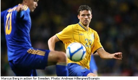 Sweden's Marcus Berg signs for Greek side