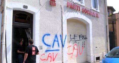 French 'wine militants' blamed for bomb blast