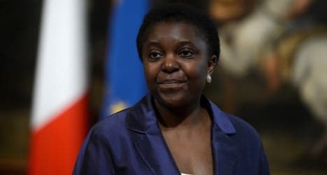 Noose protest against Italy's first black minister