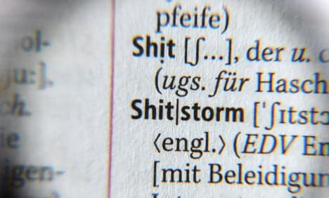 'Shitstorm' becomes official German word
