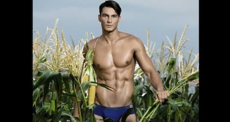 Shock! Swiss farmers in underpants are models!