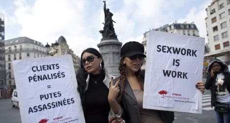 Rival protests as French MPs debate prostitution