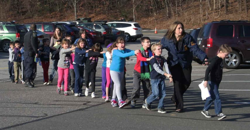 Sandy Hook pic used in 'offensive' Swedish ad