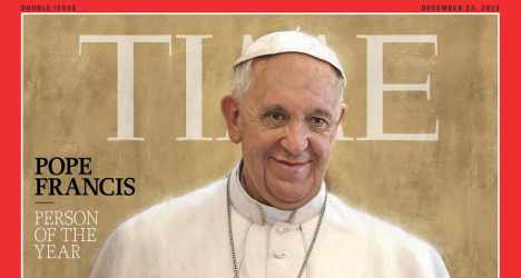 Pope Francis named Time's Person of the Year