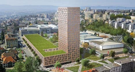 Opponents bid for public vote on Lausanne tower