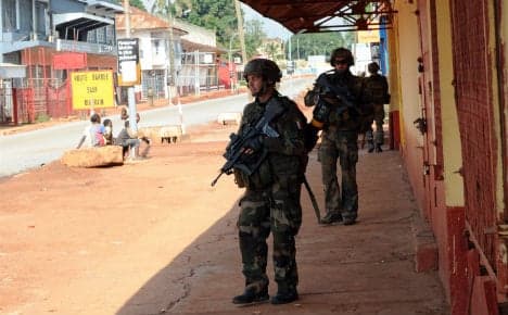 French troops in Bangui after deadly clashes