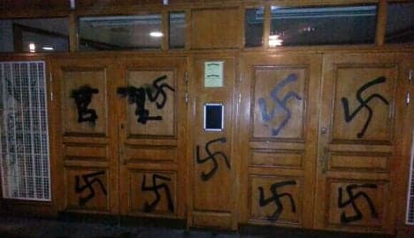 Swastikas scrawled on Stockholm mosque