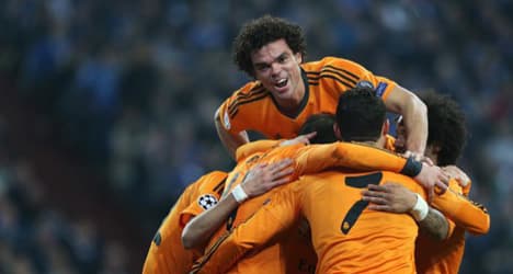 Real rout Schalke to earn rare win in Germany