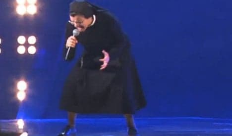 Singing nun becomes Italian TV star
