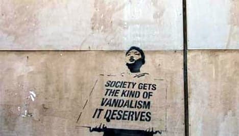 Banksy, you are not welcome in Stockholm!