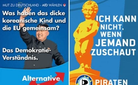 Germany's most bizarre EU election posters