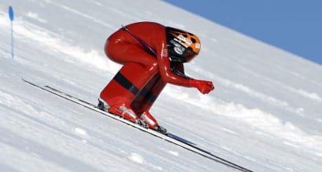 The world's fastest man on skis