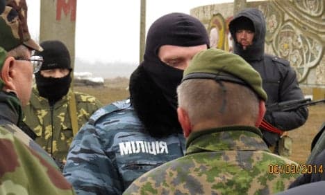 Four Germans held hostage in Ukraine