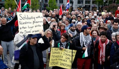 Israeli President met with protests in Norway