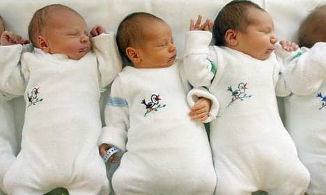 Austria's birth rate falls