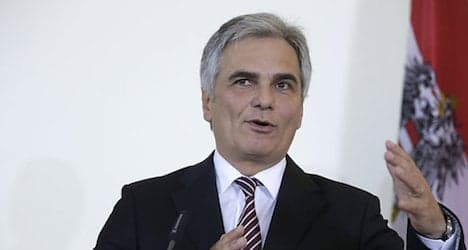 Austrian chancellor visits former Yugoslavia
