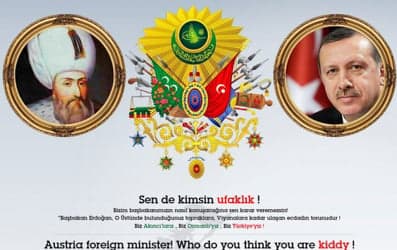 Pro-Erdogan group hacks Kurz's homepage