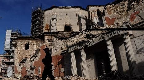 Man sets himself alight 'due to quake trauma'