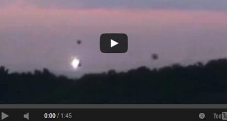 VIDEO: UFOs spotted in sky over Dordogne