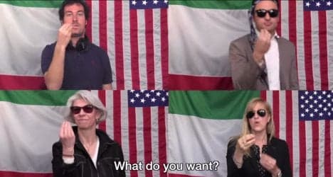 Americans taught how to 'rap' Italian gestures