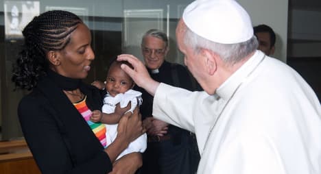 Sudanese 'apostasy' woman meets Pope