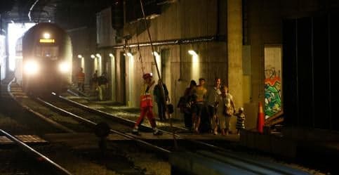 Stockholm trains evacuated in tunnel