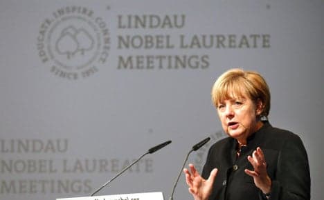 Merkel targets 'shadow banks' in Lindau speech