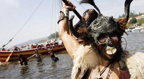 Vikings invade Spanish village in 'bloody' festival