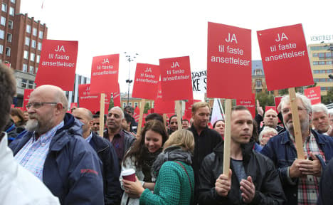 Mass strikes in Norway against new work laws