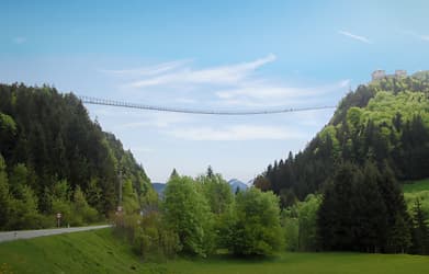 Second longest suspension bridge takes shape