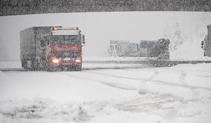 Snow causes chaos in western Austria