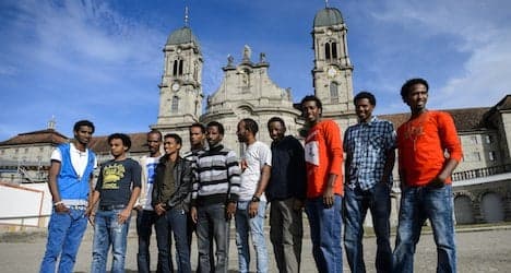 Eritrean refugees find shelter at Swiss abbey
