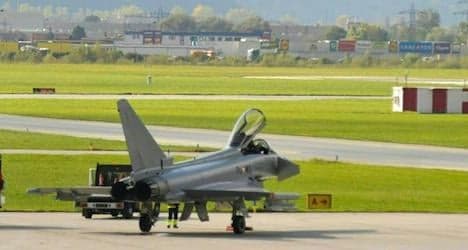 Crippled Eurofighter stays grounded in Tyrol