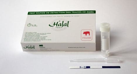 A Made in France 'Halal test' to check for pork